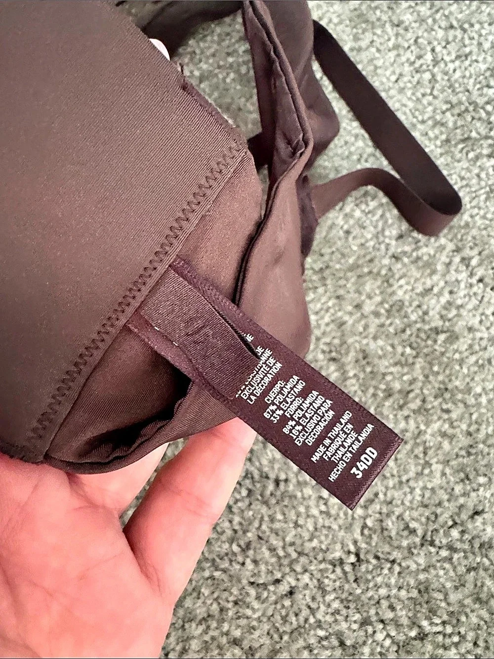 Skims Bra in Brown Waist 34DD